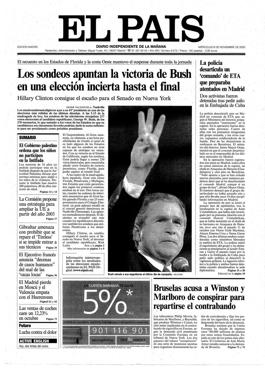 8 de Noviembre de 2000
