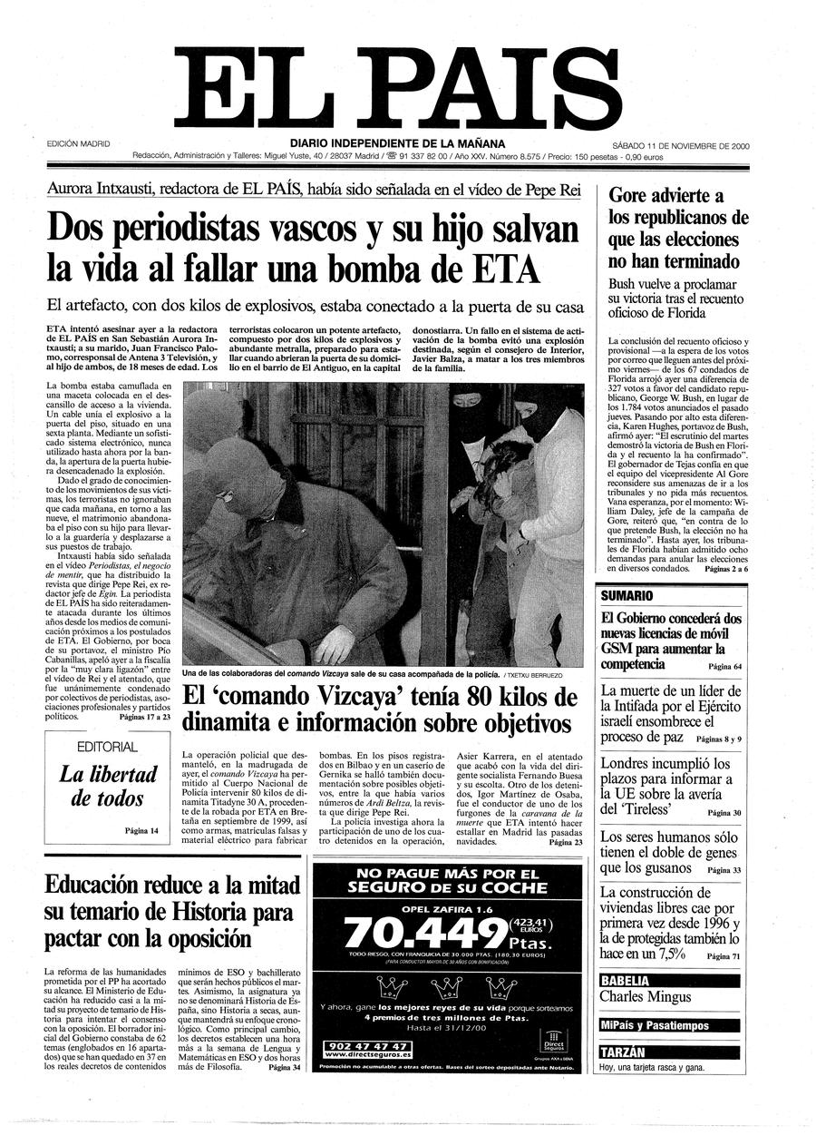 11 de Noviembre de 2000