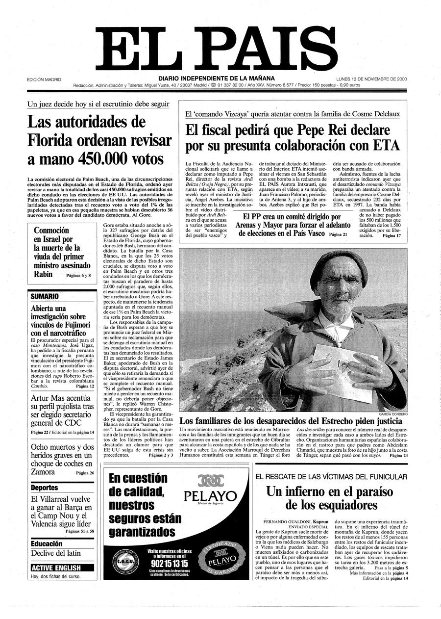 13 de Noviembre de 2000