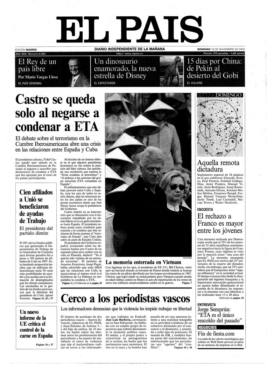 19 de Noviembre de 2000