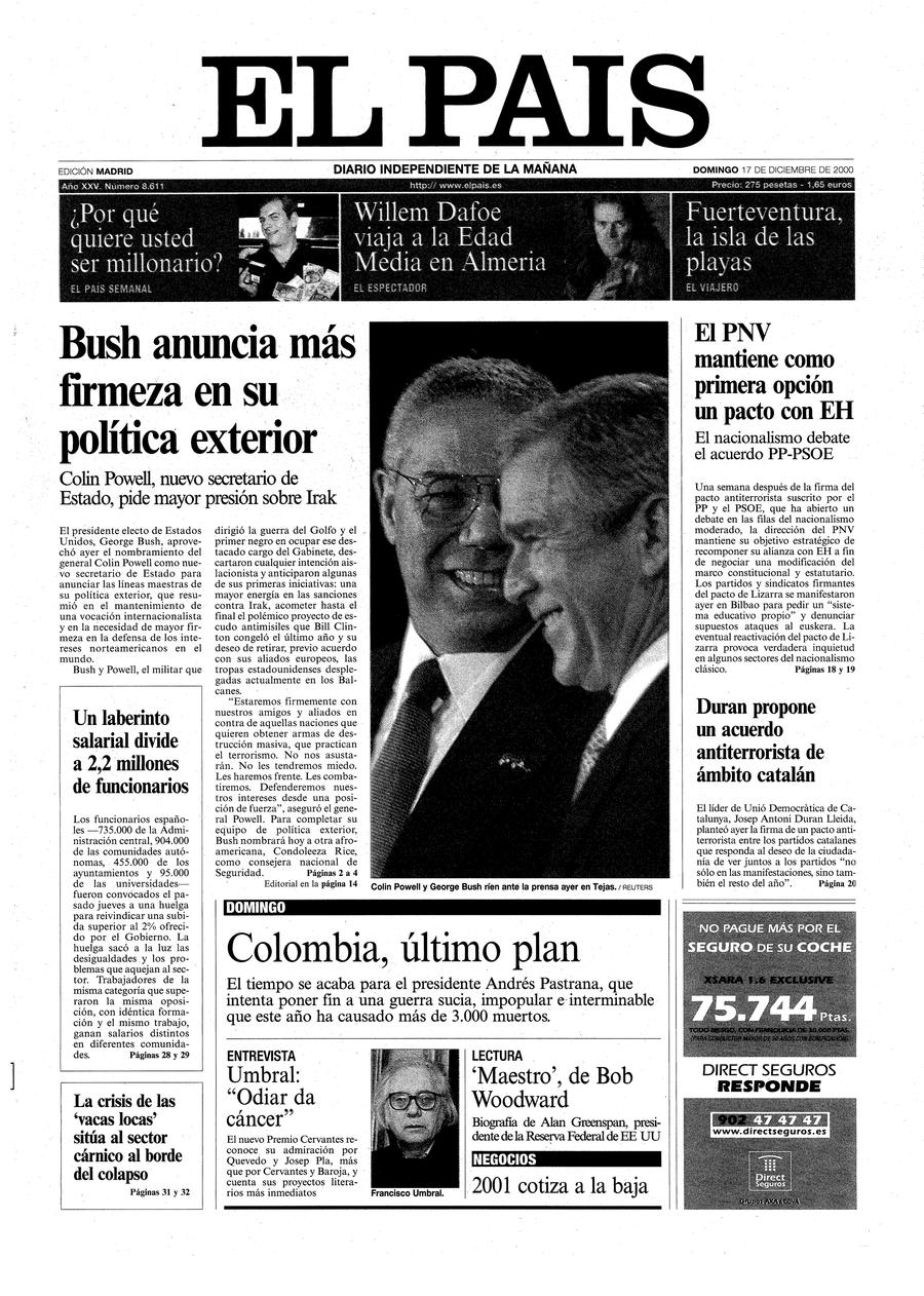 17 de Diciembre de 2000