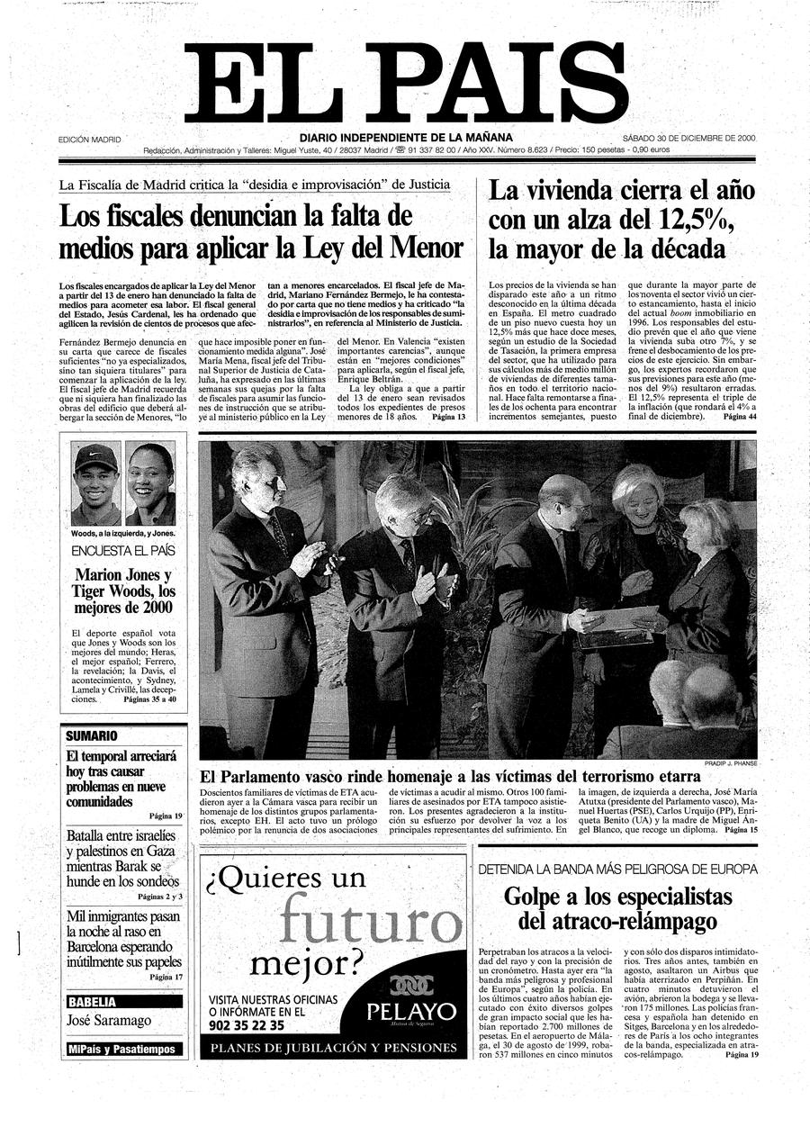 30 de Diciembre de 2000