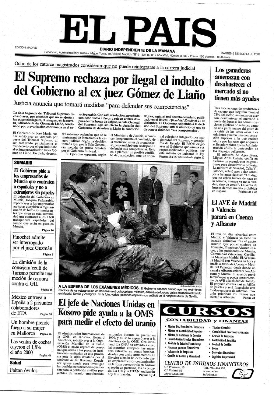 9 enero 2001