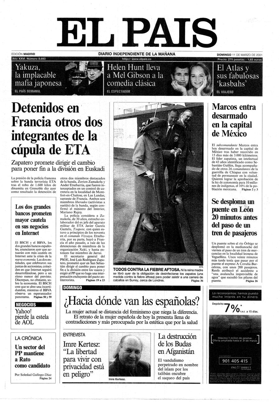 11 de Marzo de 2001