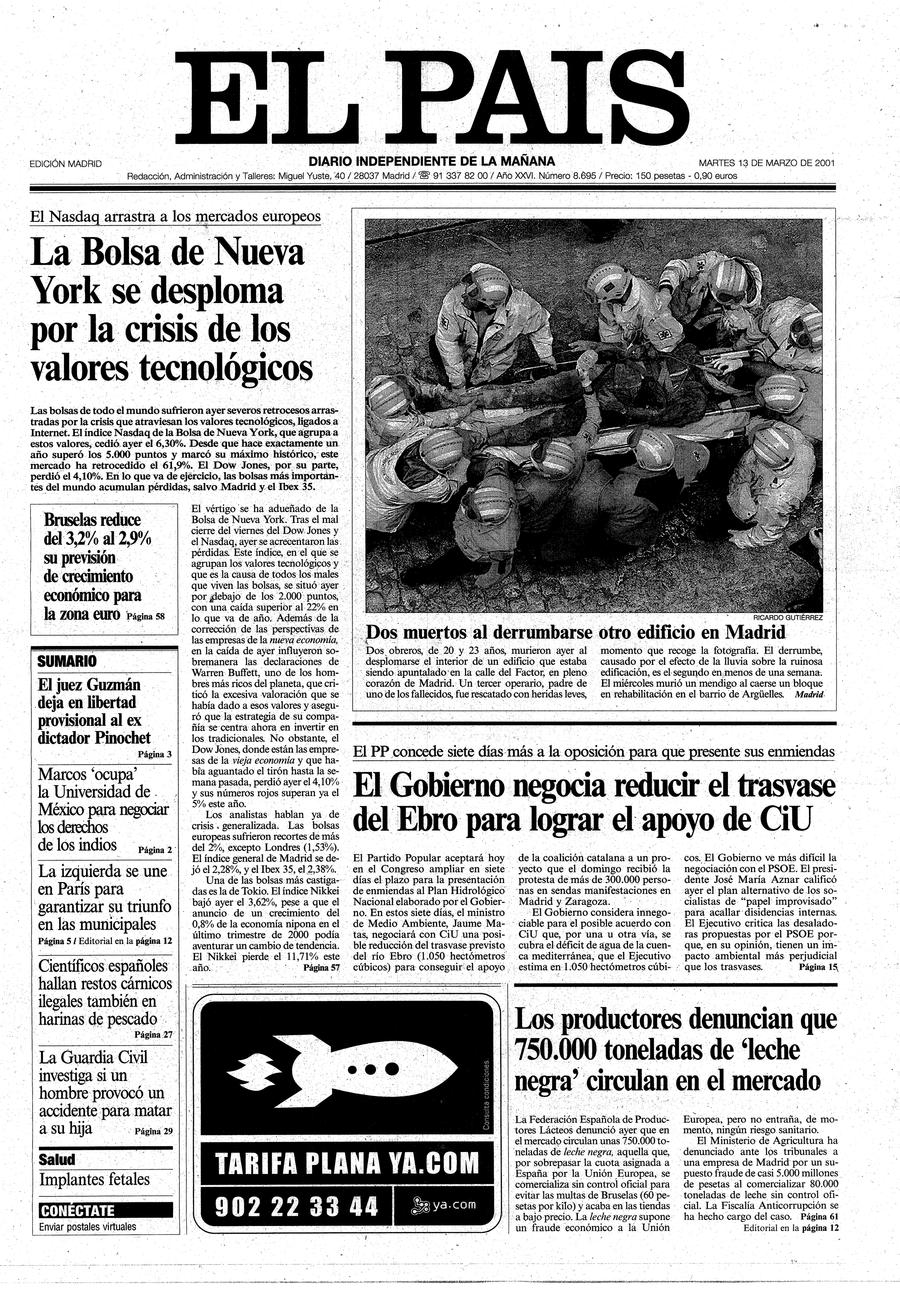 13 de Marzo de 2001