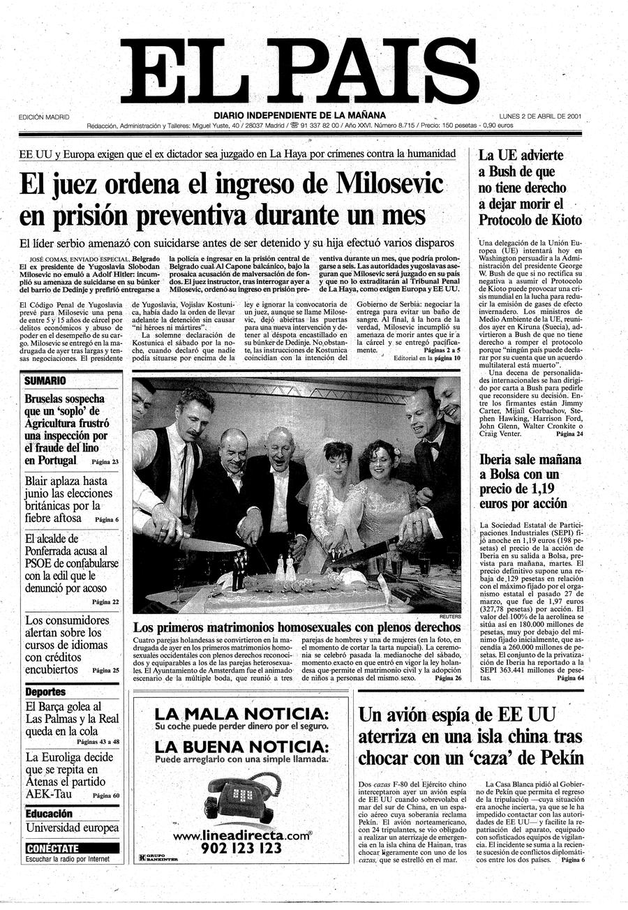 2 de Abril de 2001