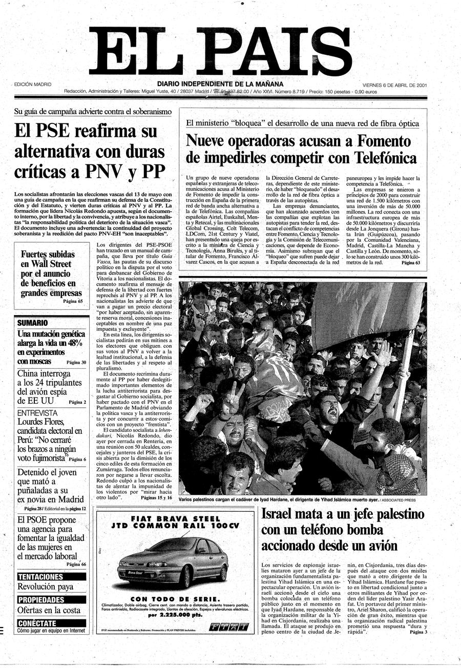 6 de Abril de 2001