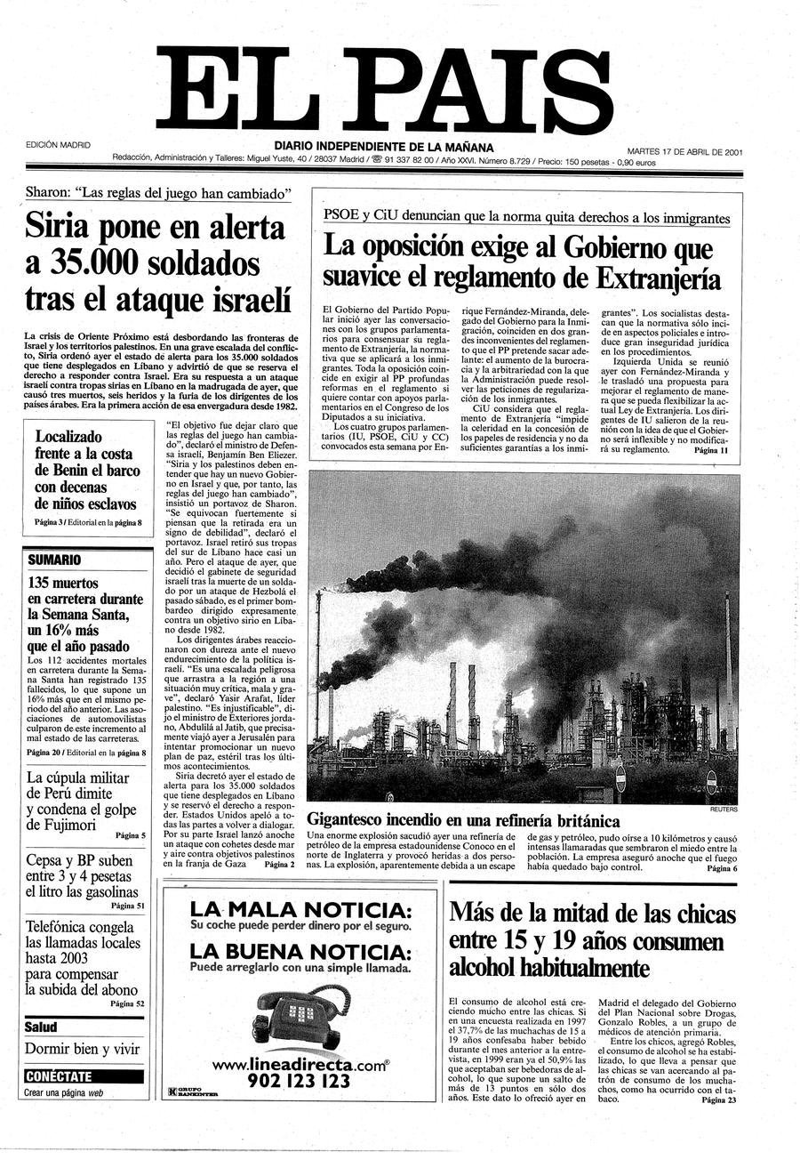 17 de Abril de 2001