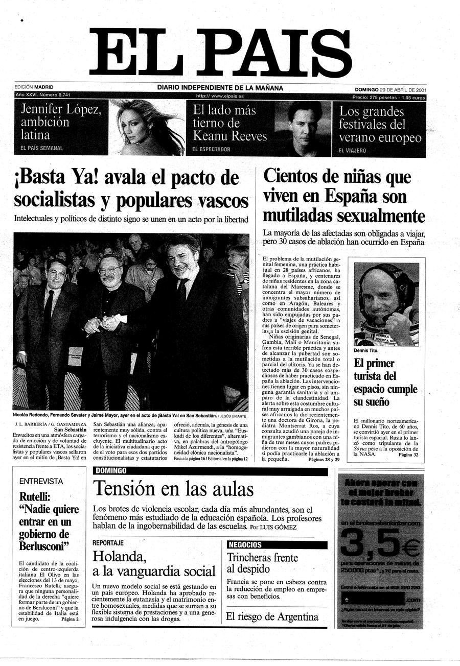 29 de Abril de 2001