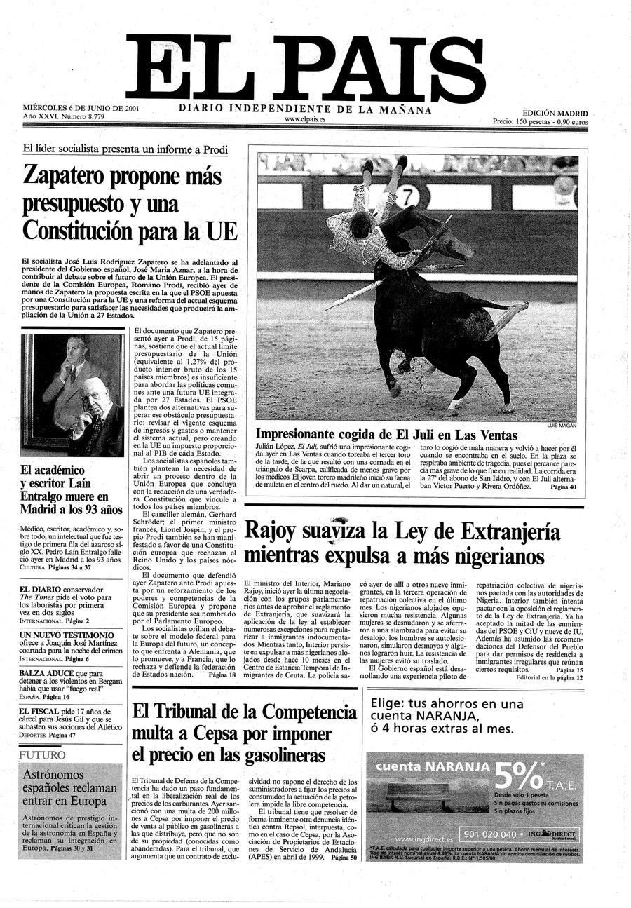 6 de Junio de 2001