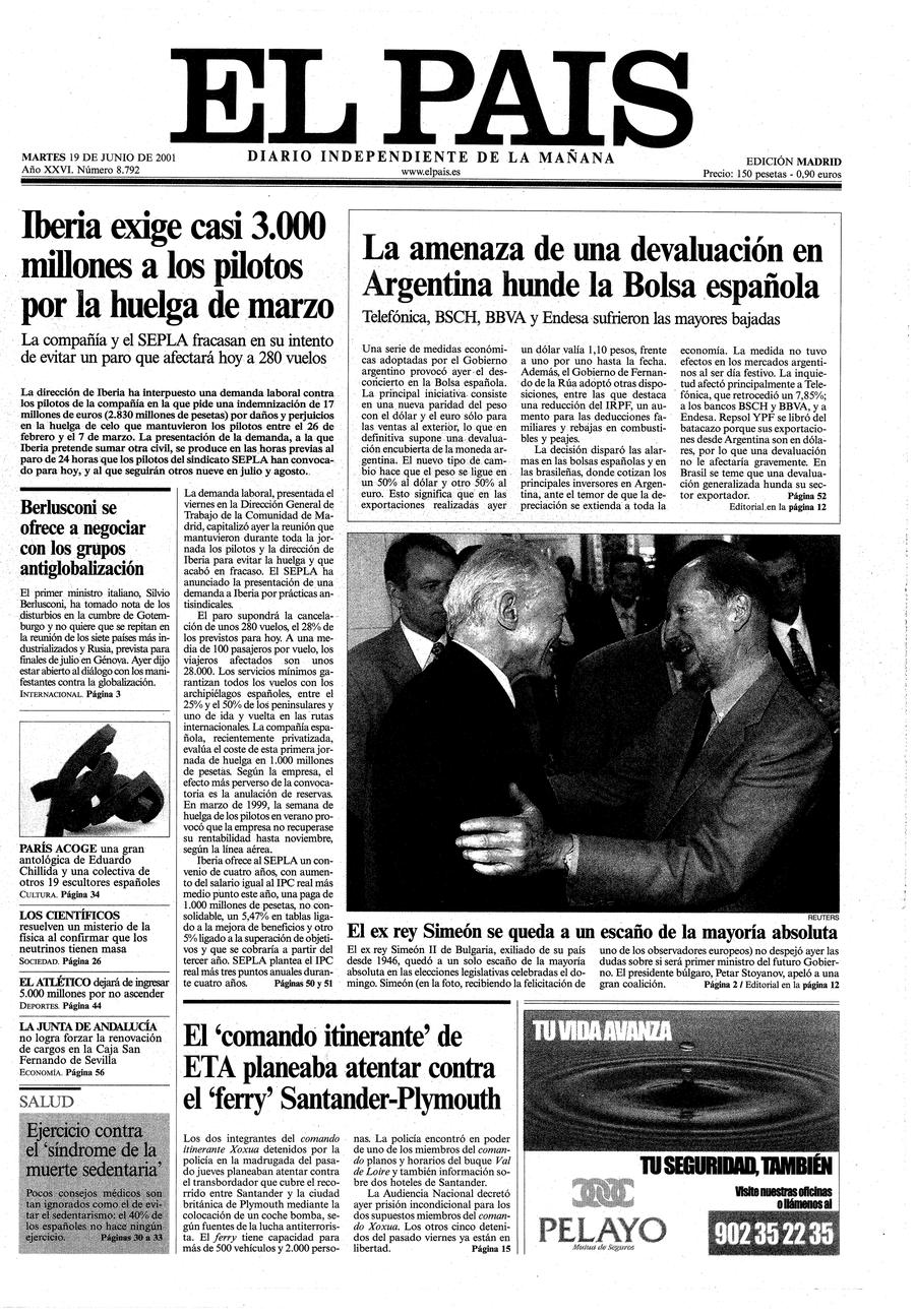 19 de Junio de 2001