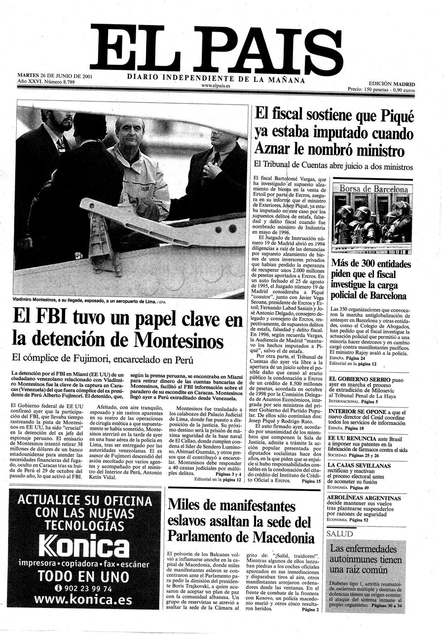 26 de Junio de 2001
