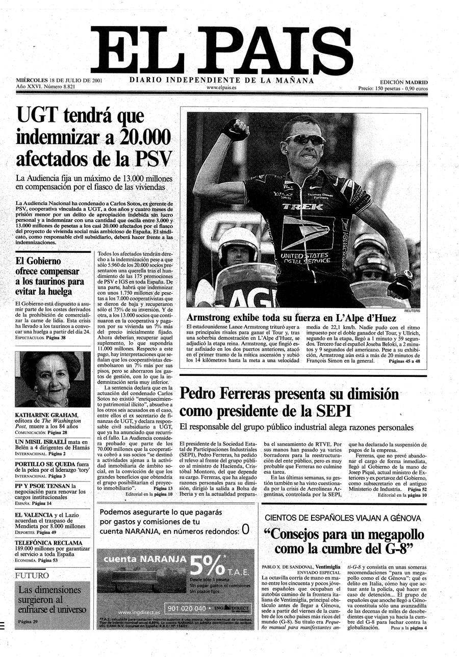 18 de Julio de 2001