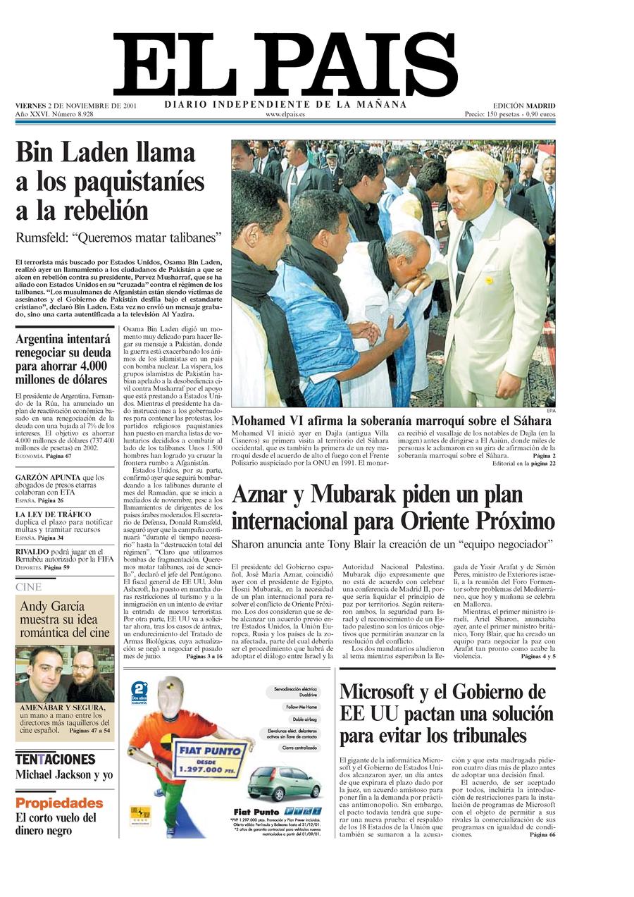 2 de Noviembre de 2001