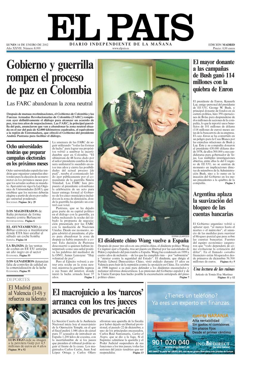 14 enero 2002