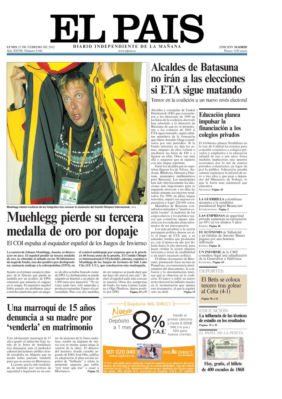 25 de Febrero de 2002