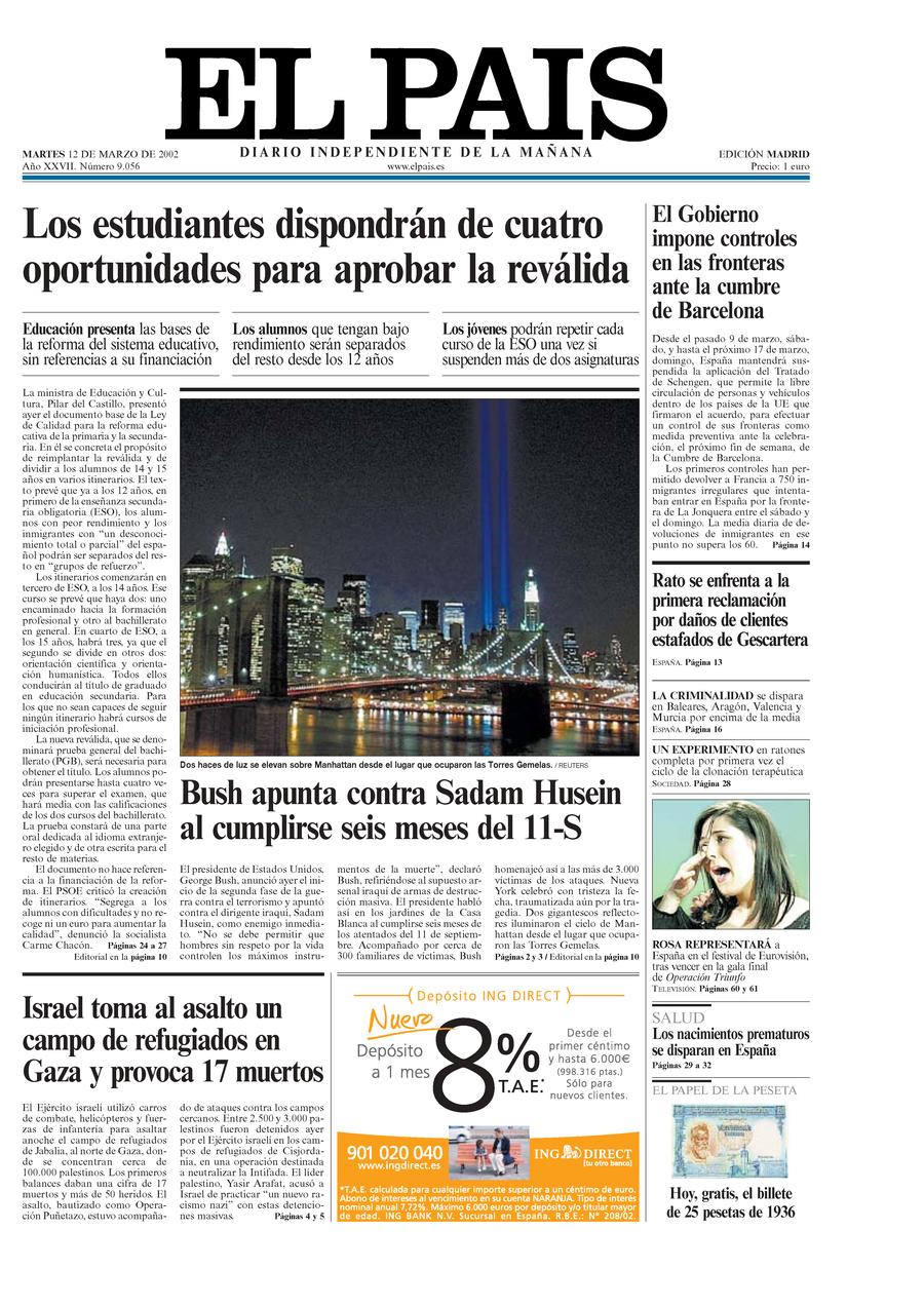 12 de Marzo de 2002