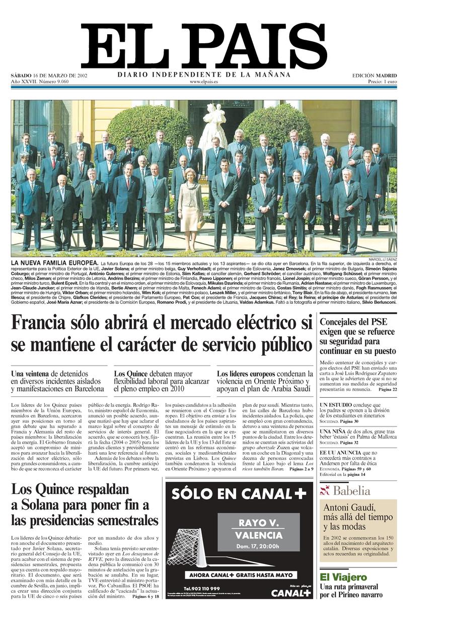 16 de Marzo de 2002
