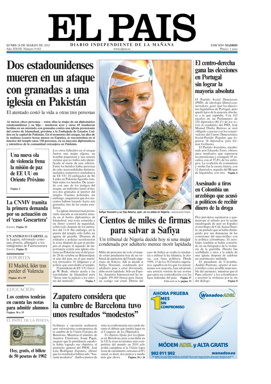 18 de Marzo de 2002