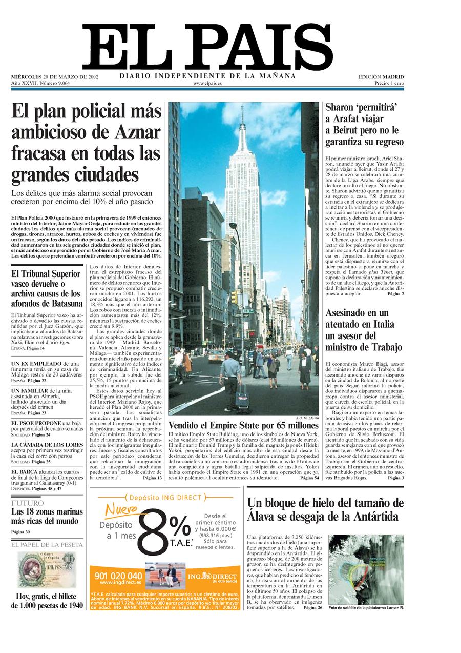 20 de Marzo de 2002