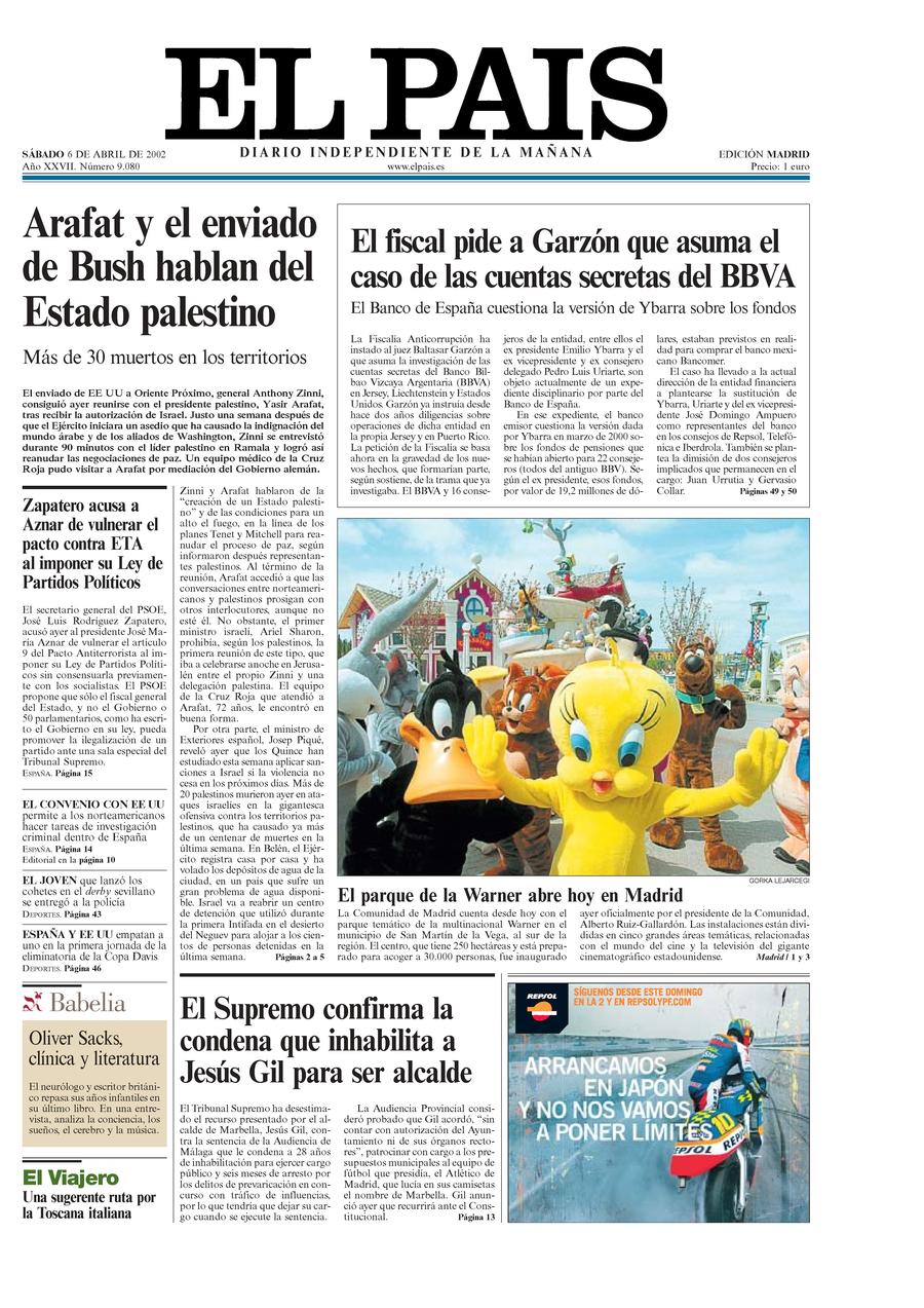 6 de Abril de 2002