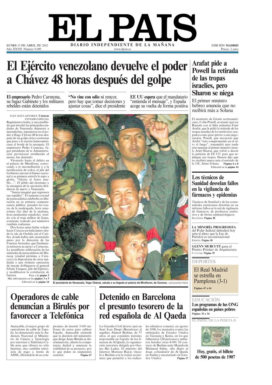 15 de Abril de 2002