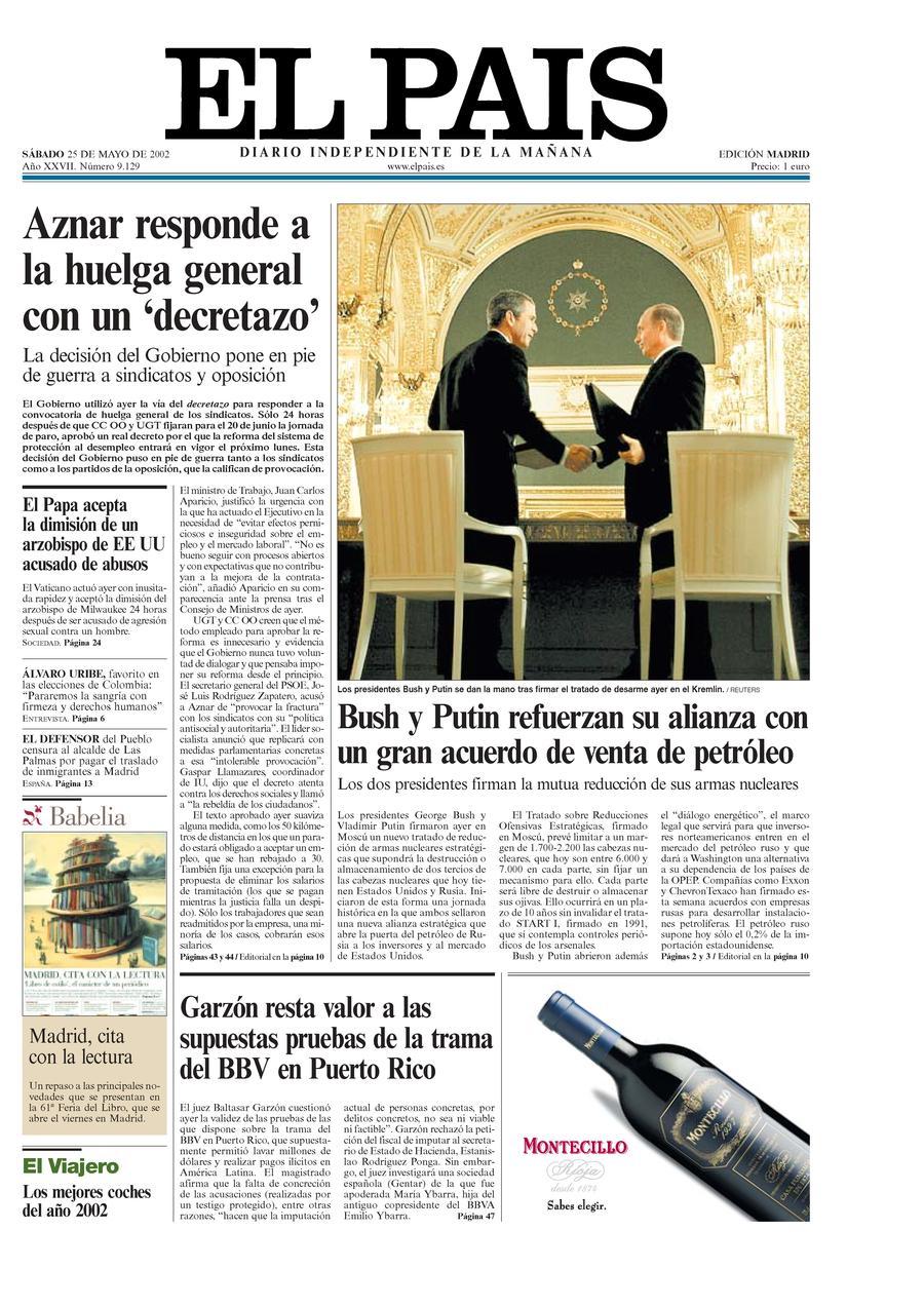 25 de Mayo de 2002