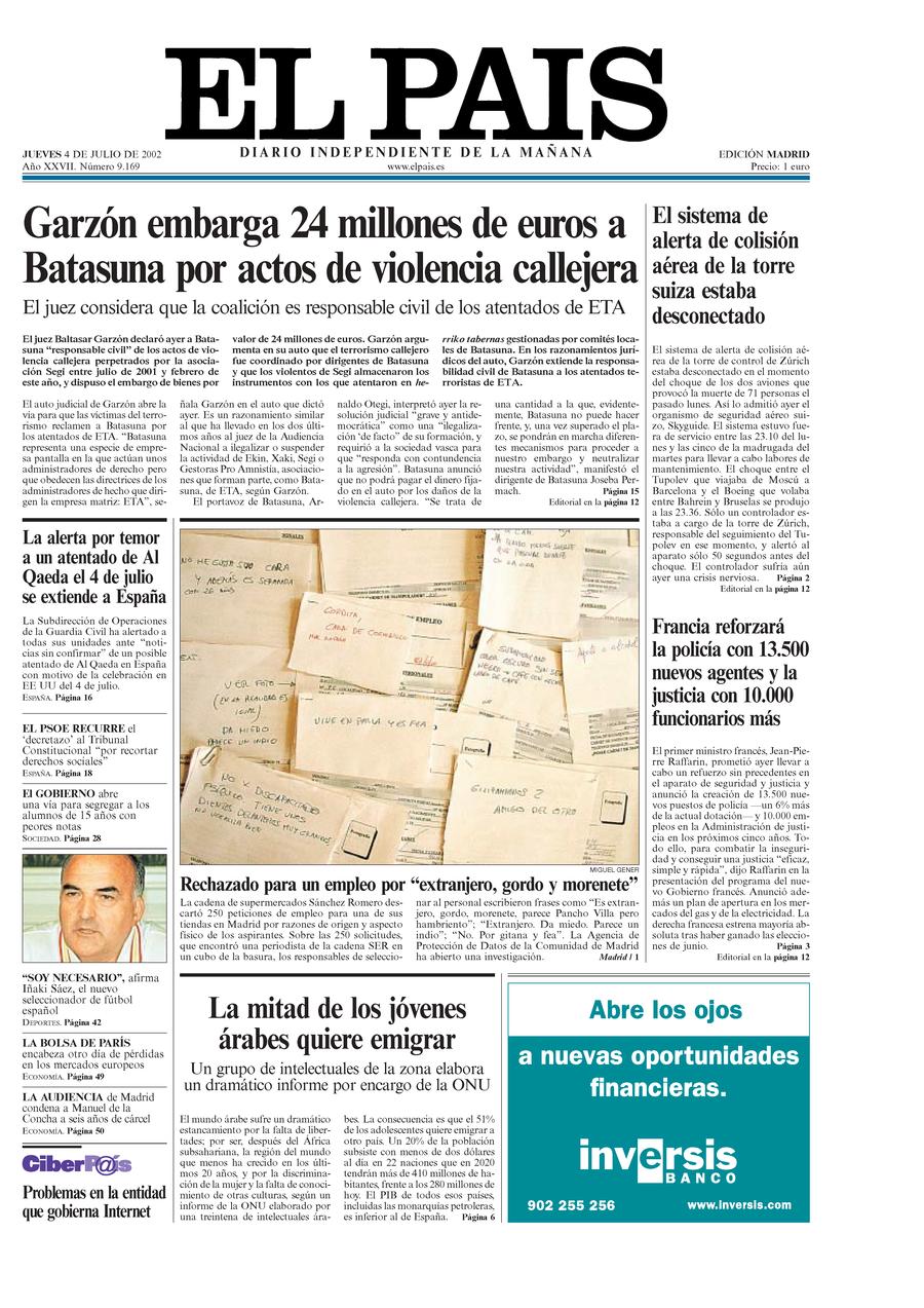 4 de Julio de 2002