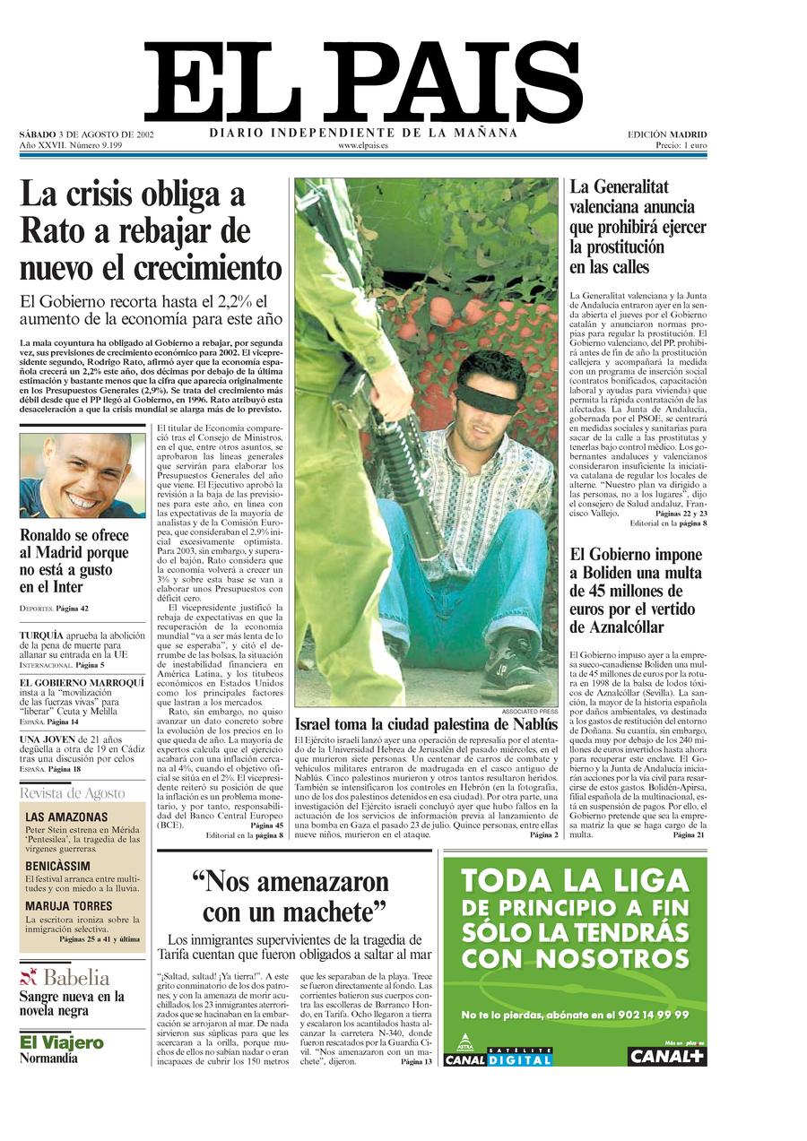 3 de Agosto de 2002