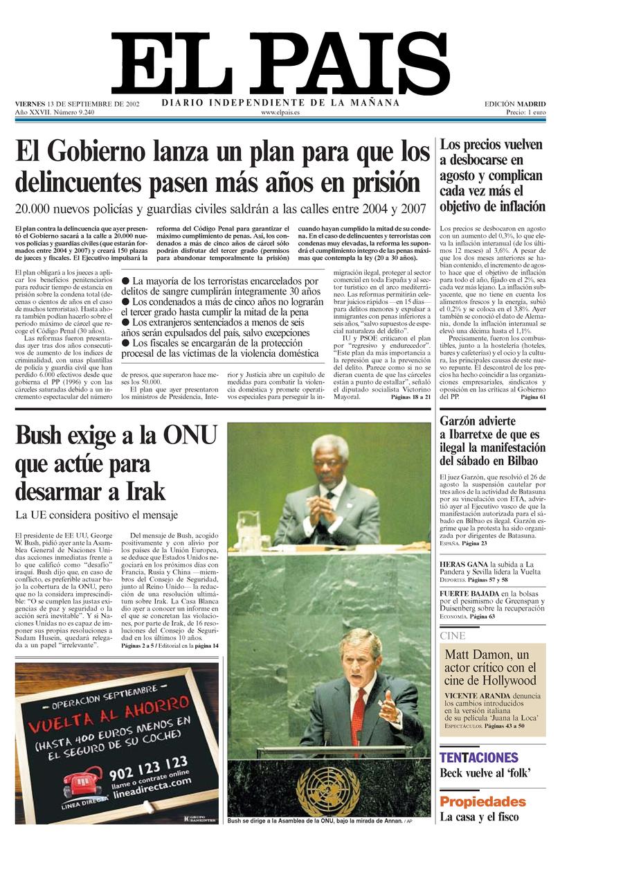 13 de Septiembre de 2002