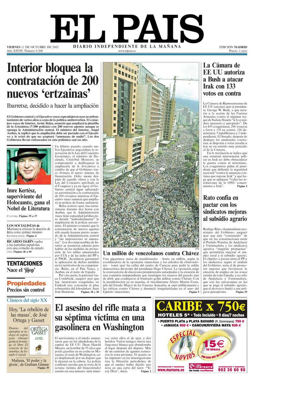 11 de Octubre de 2002