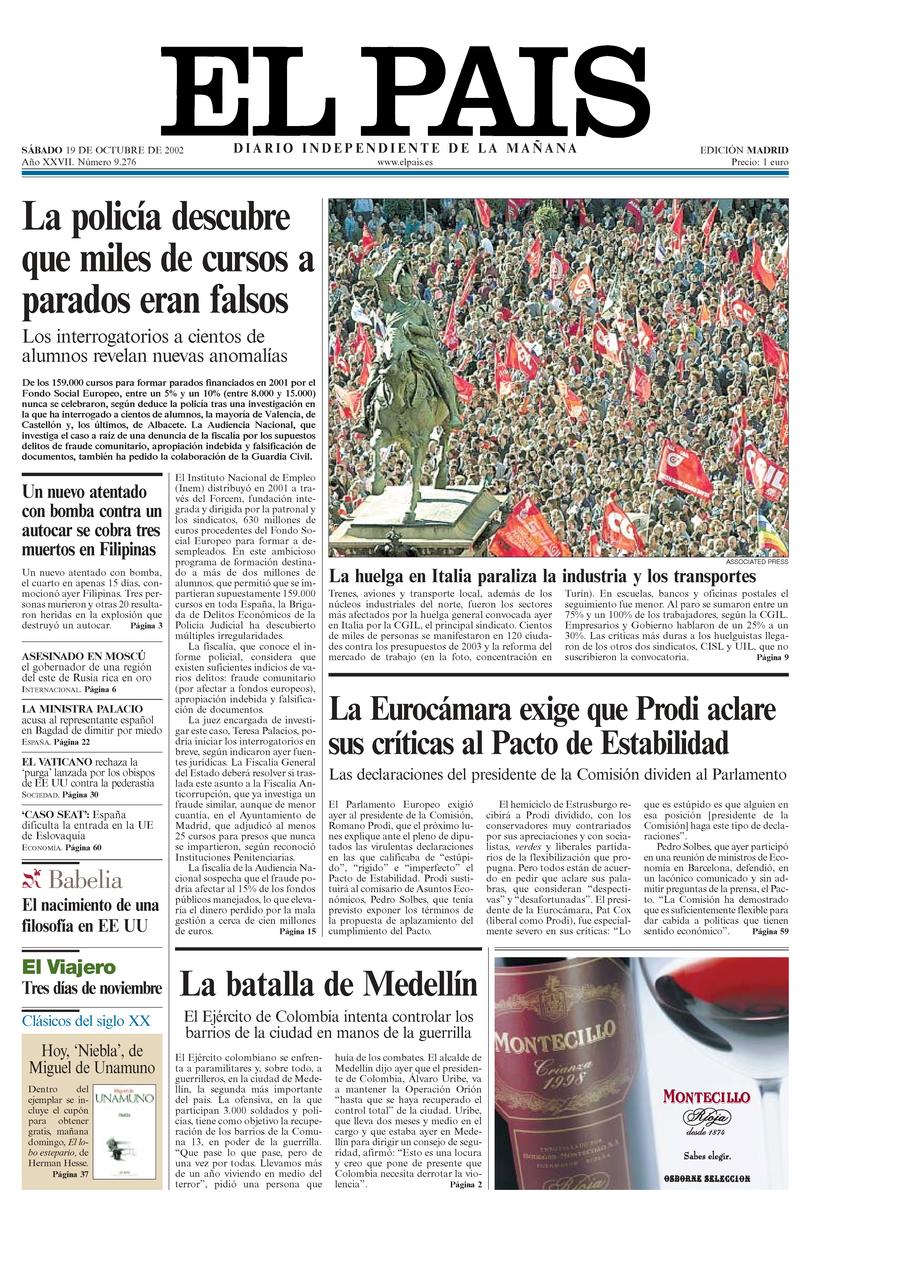 19 de Octubre de 2002