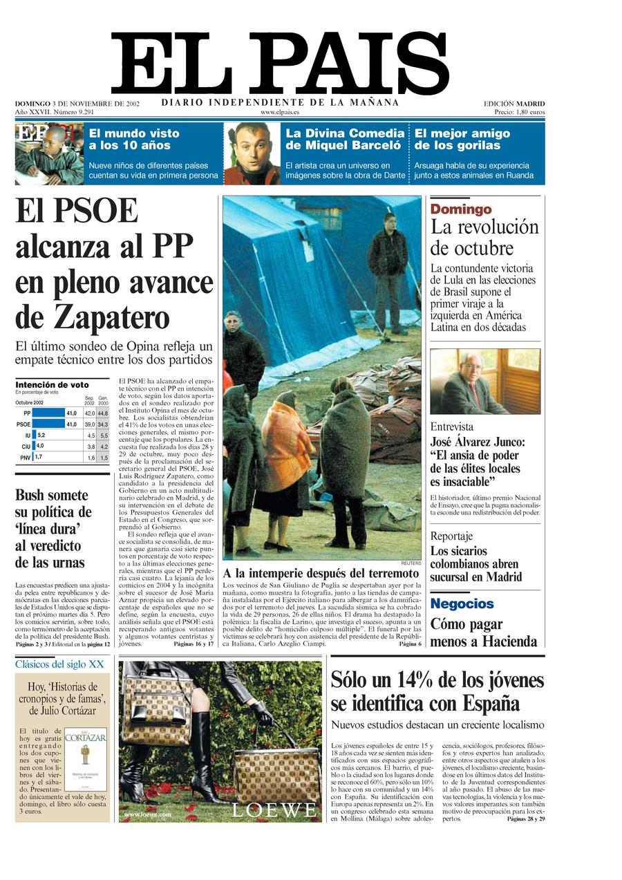 3 de Noviembre de 2002