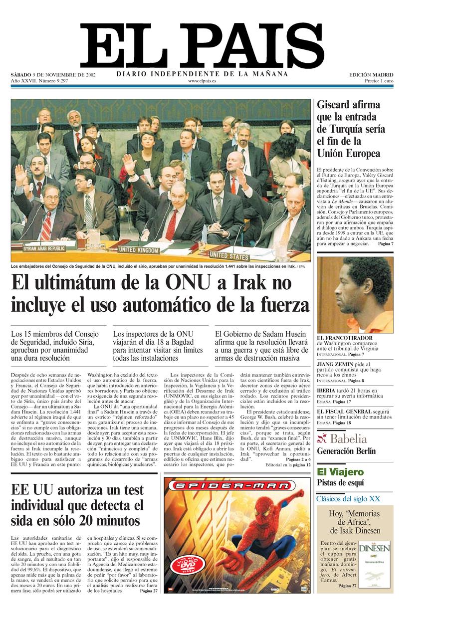 9 de Noviembre de 2002