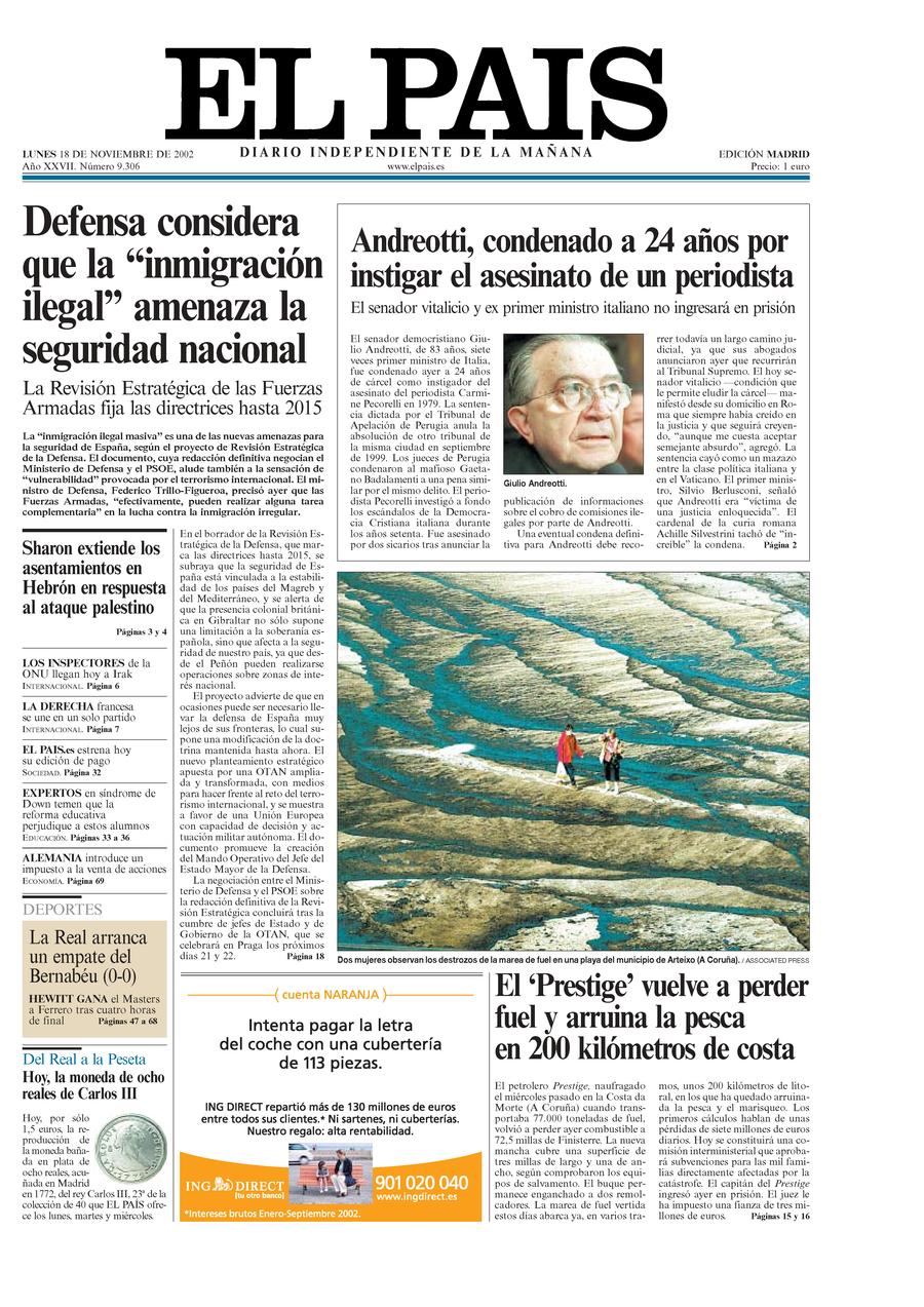 18 de Noviembre de 2002