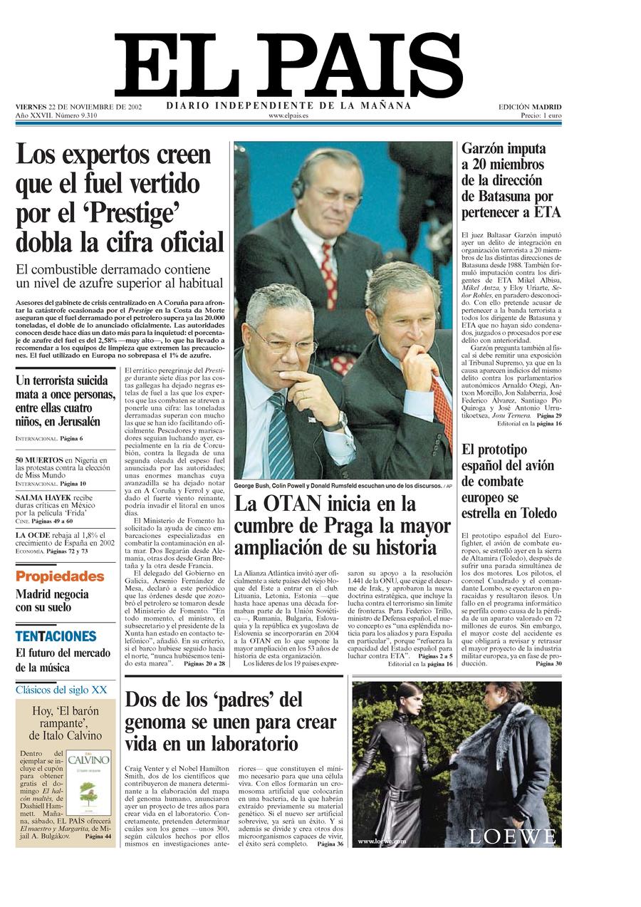 22 de Noviembre de 2002