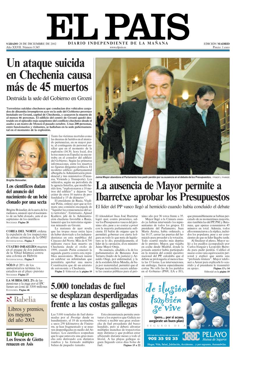 28 de Diciembre de 2002