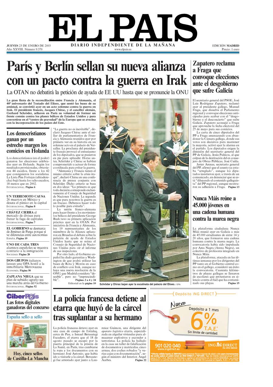 23 enero 2003