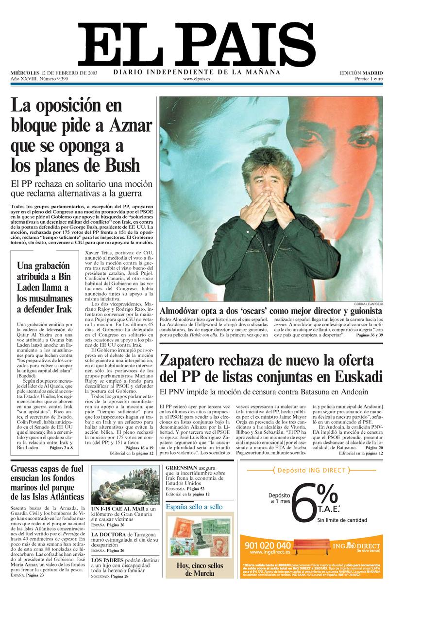 12 febrero 2003