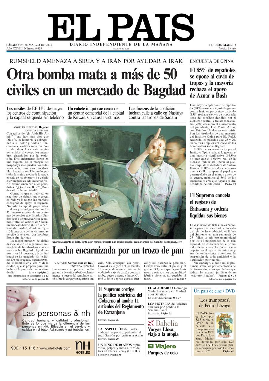 29 de Marzo de 2003