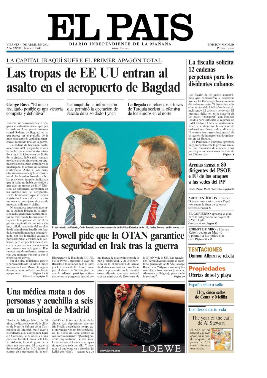 4 de Abril de 2003