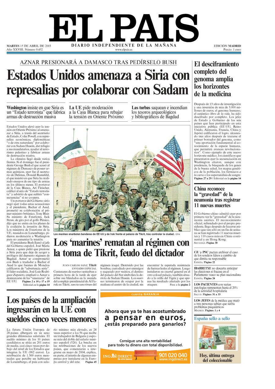 15 de Abril de 2003