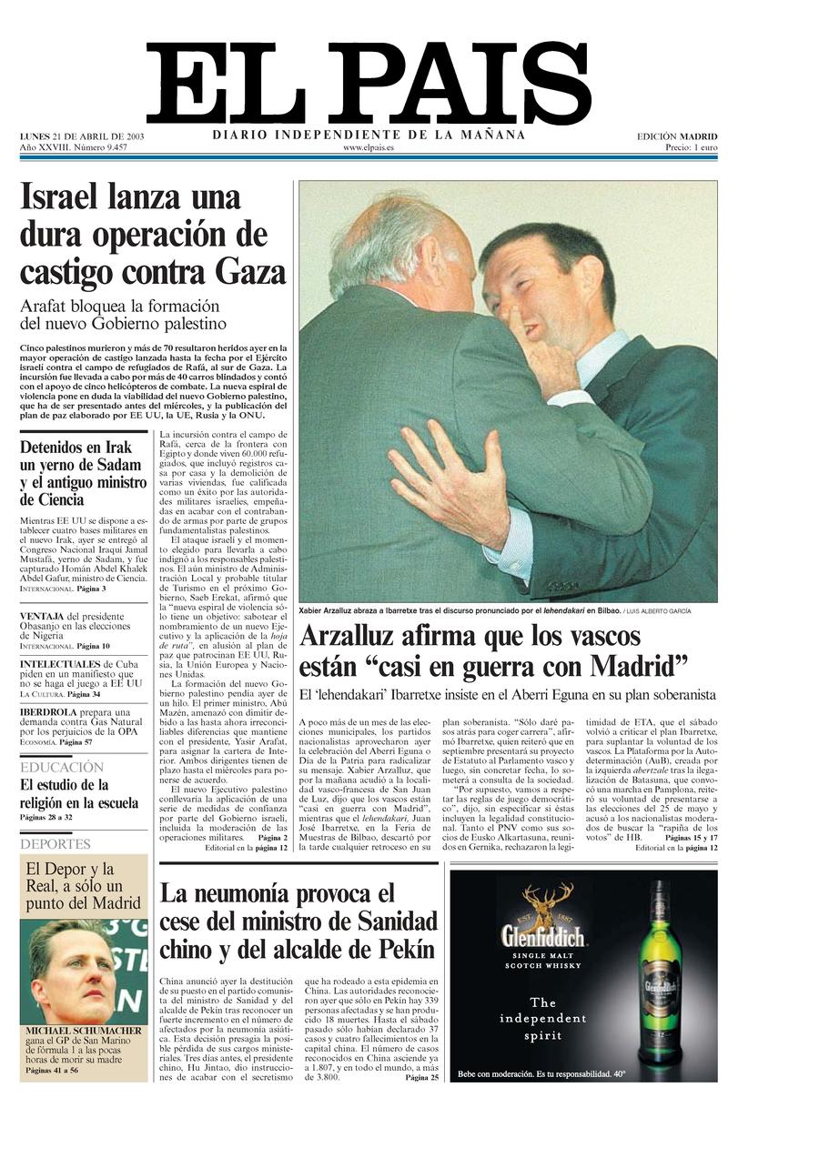 21 de Abril de 2003