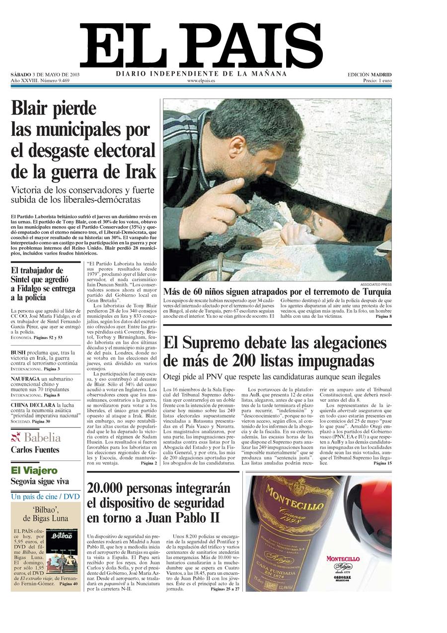 3 de Mayo de 2003