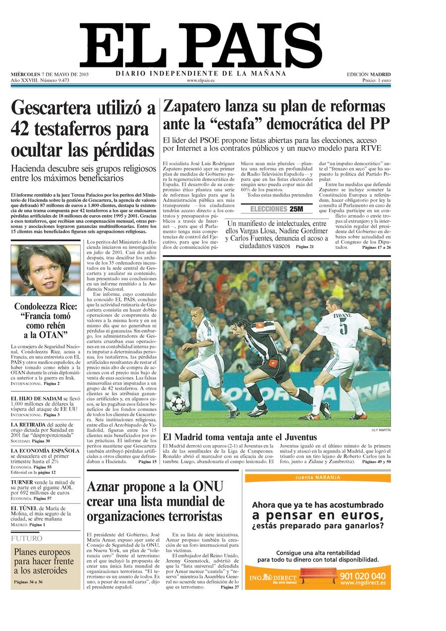 7 de Mayo de 2003