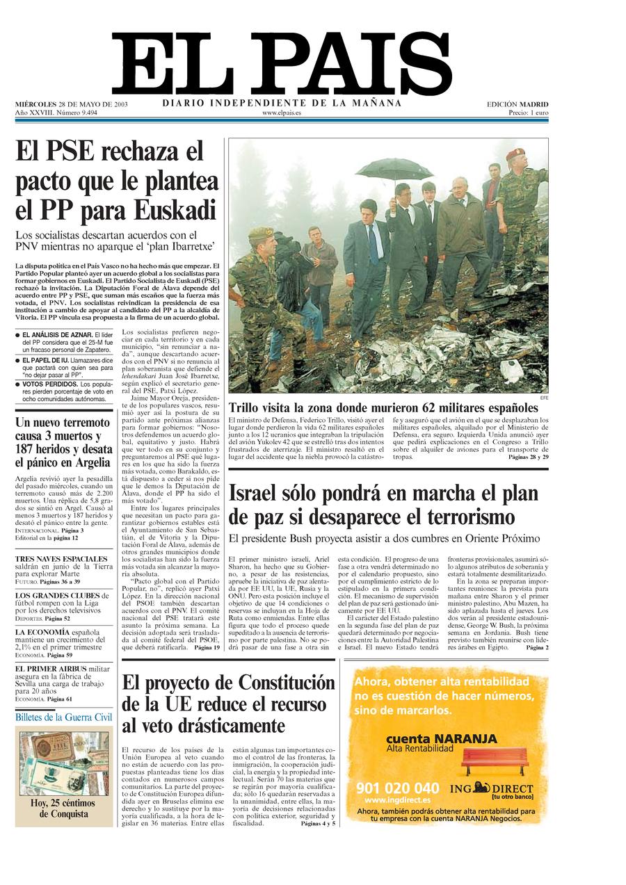 28 de Mayo de 2003