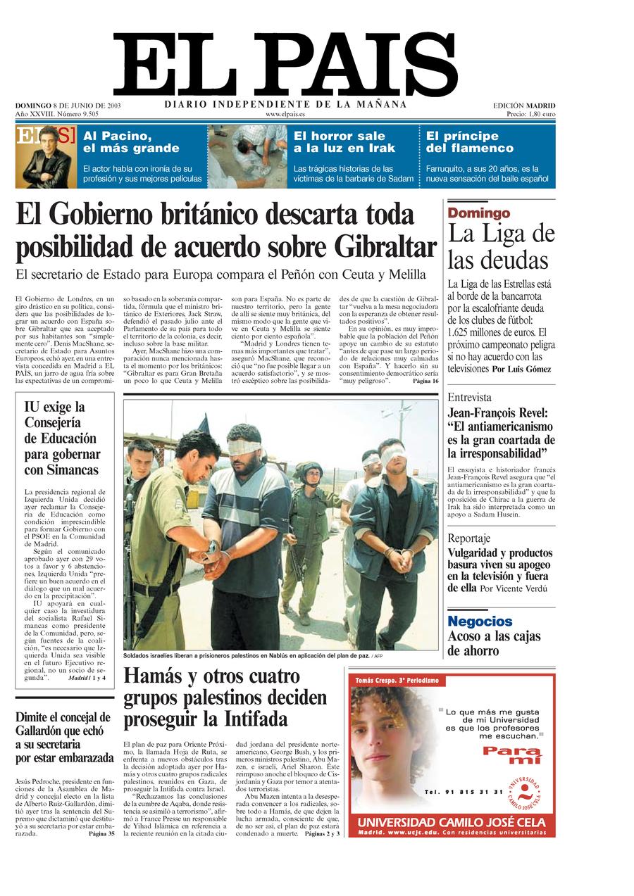 8 de Junio de 2003