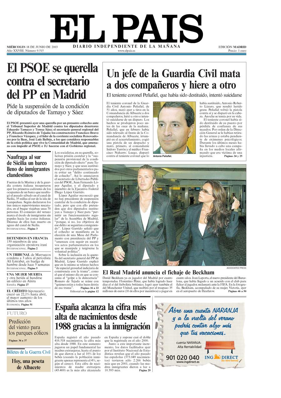 18 de Junio de 2003