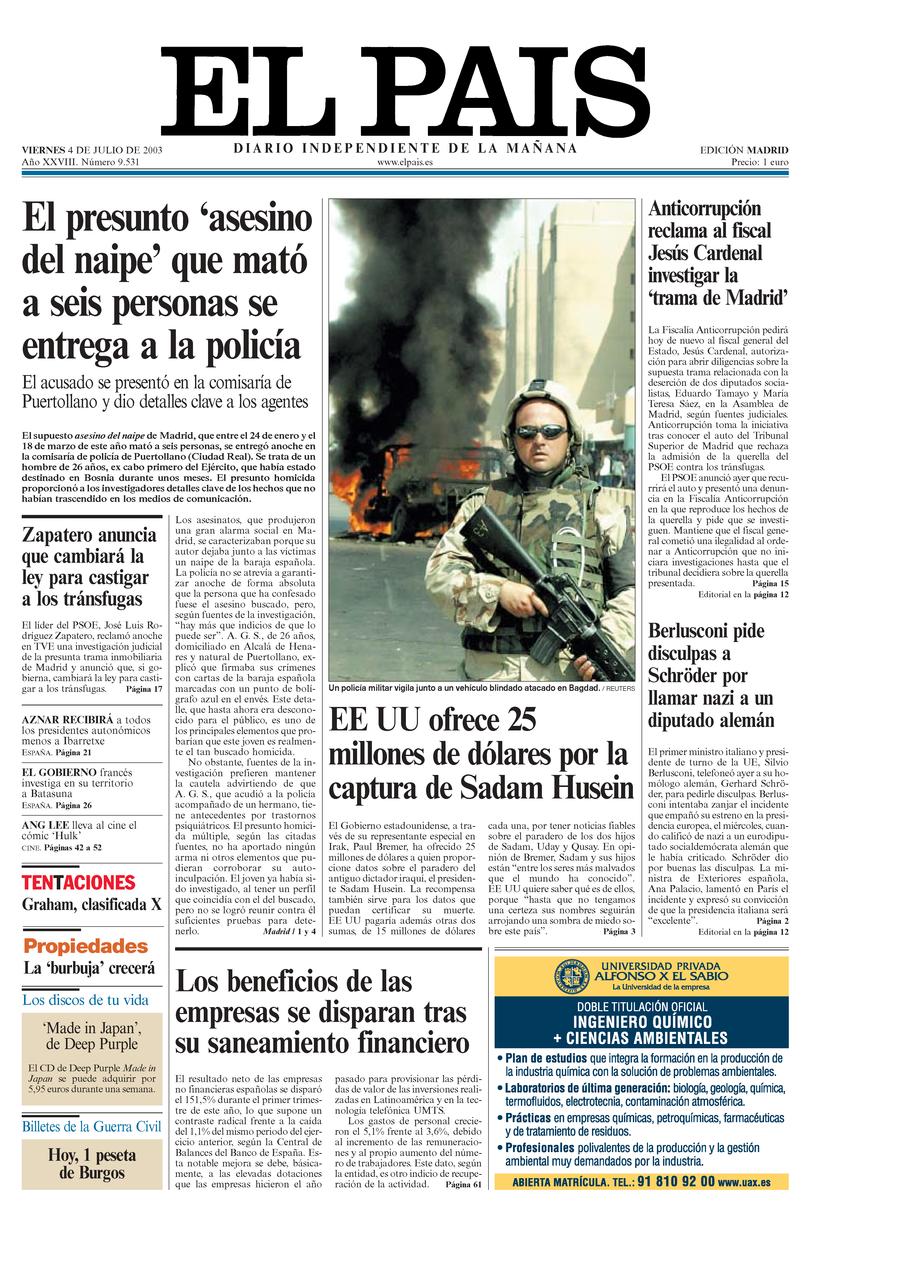 4 de Julio de 2003