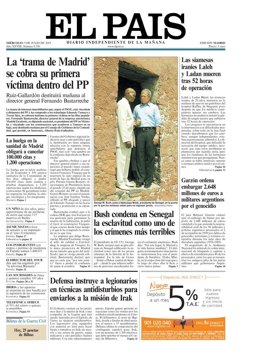 9 de Julio de 2003